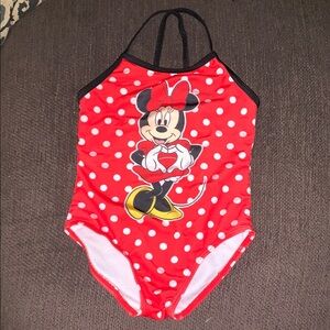 Red Polka Dot Minnie Mouse Swimsuit
